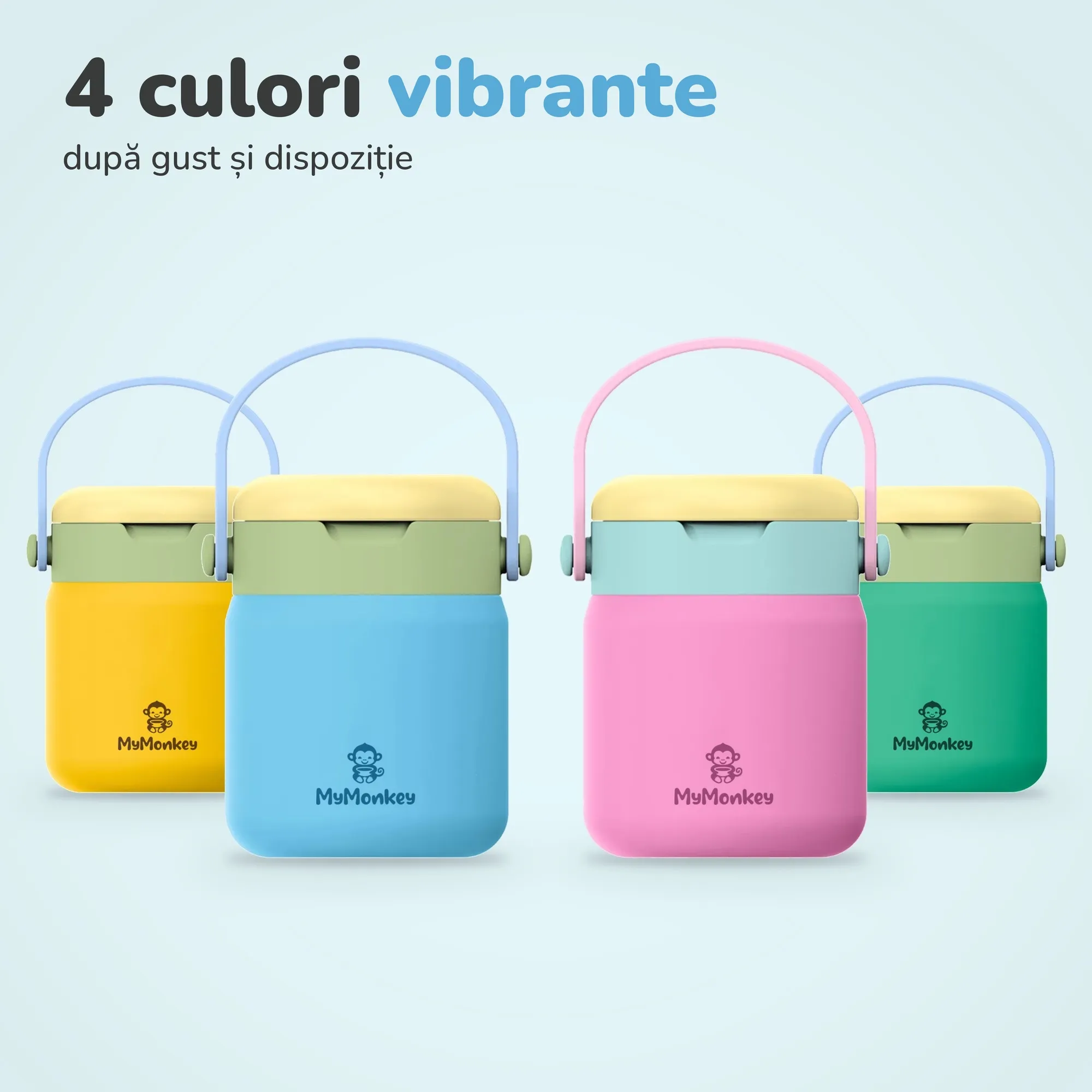 Termos pentru mâncare cu linguriță MyMonkey