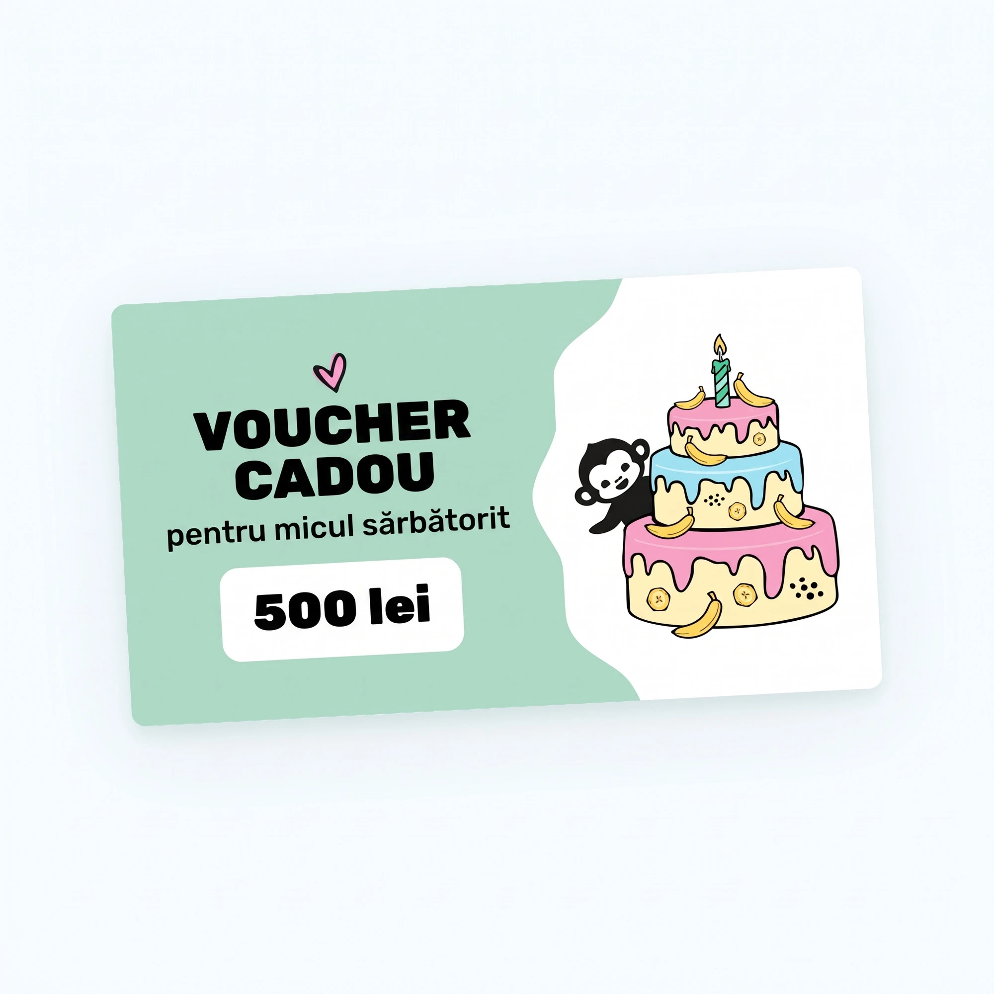Design-ul voucherului - Zi de naștere
