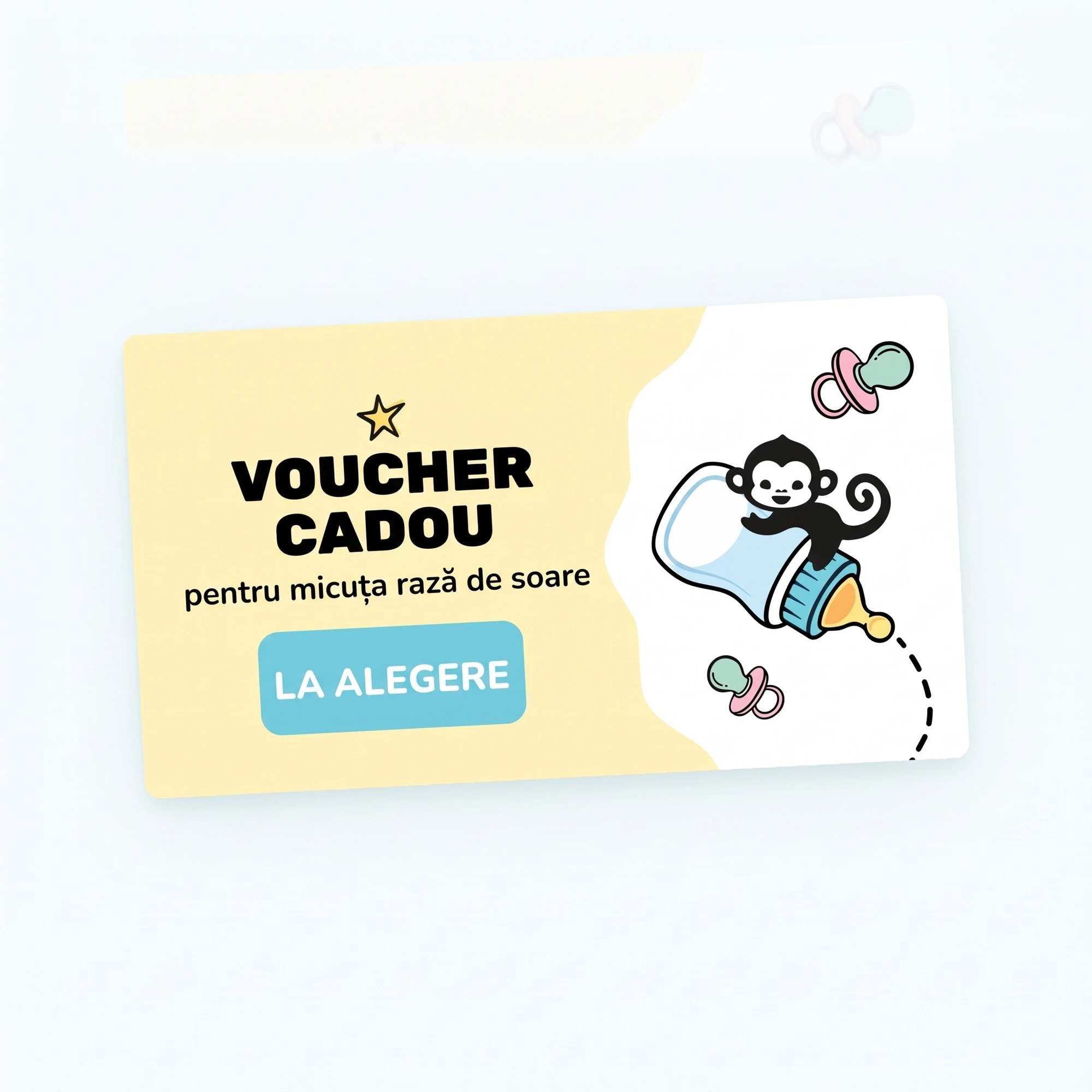 Design-ul voucherului - Nou-născut