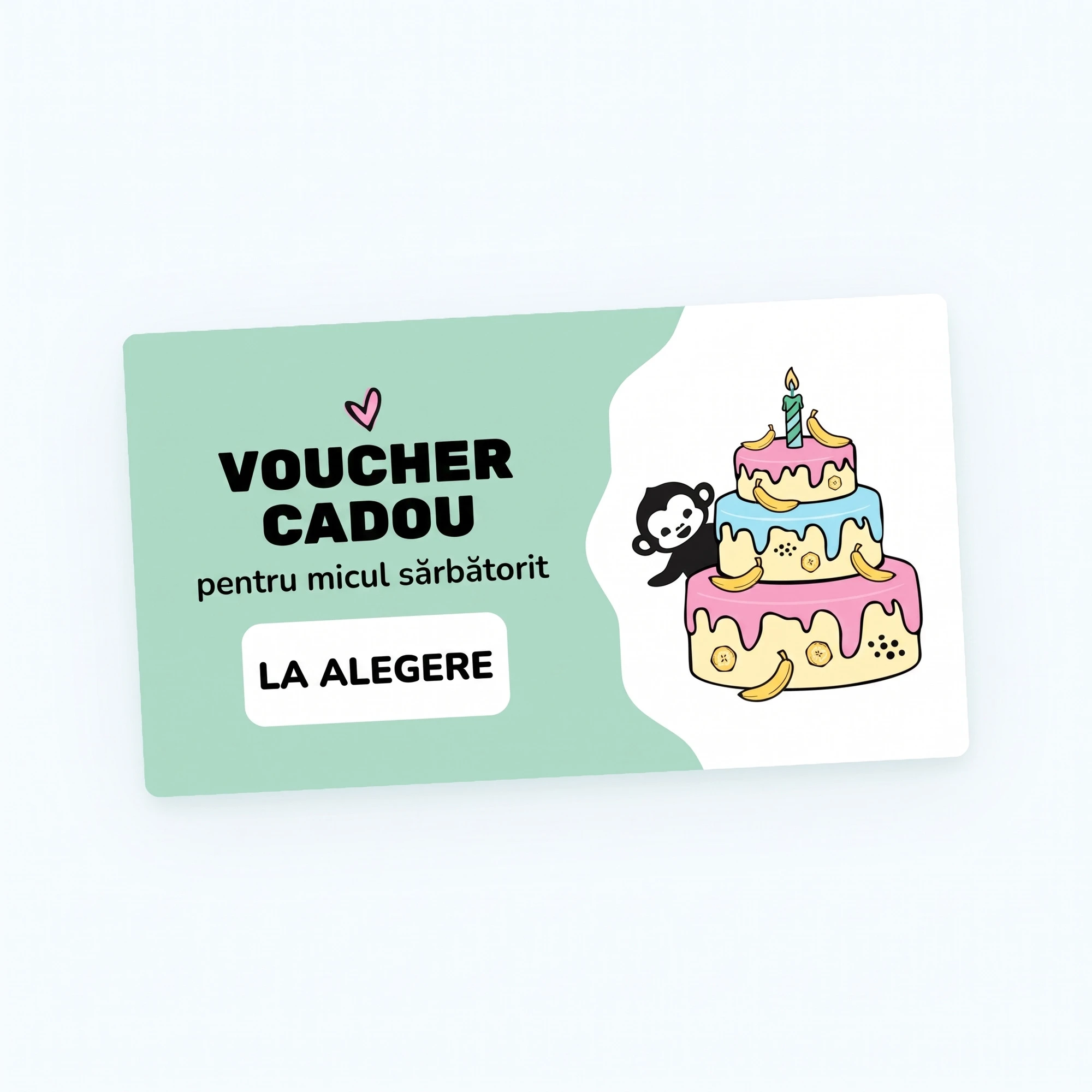 Design-ul voucherului - Zi de naștere