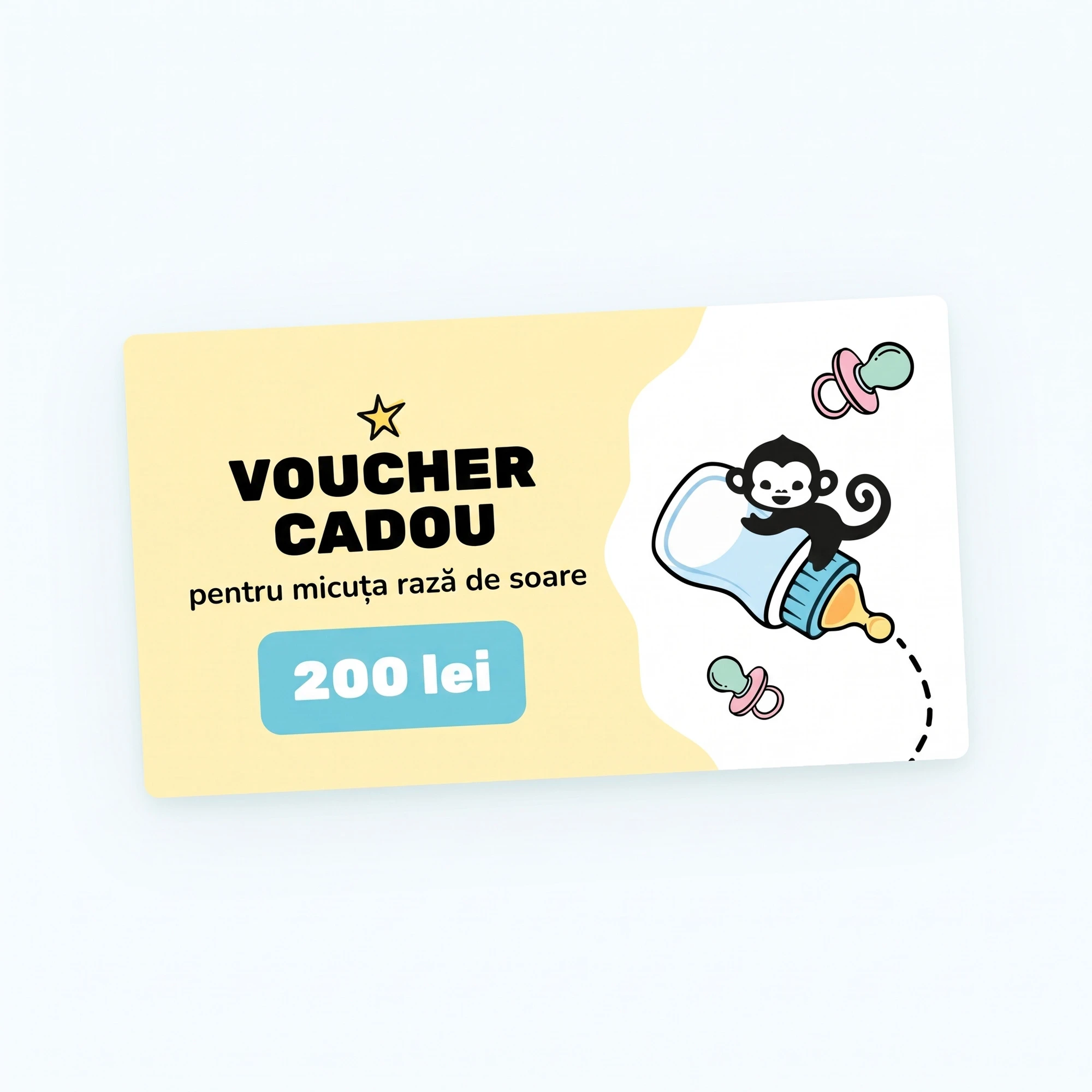 Design-ul voucherului - Nou-născut