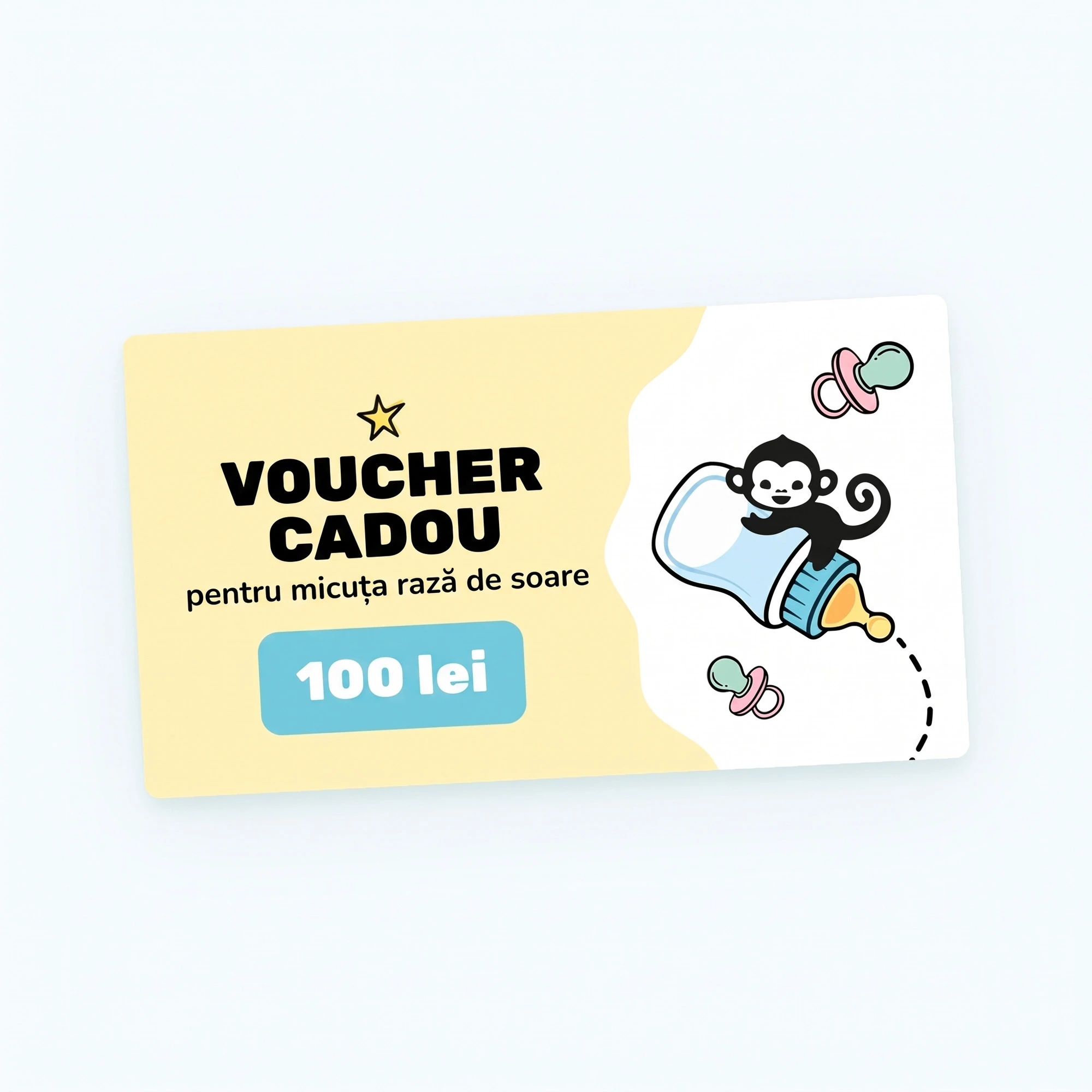 Design-ul voucherului - Nou-născut