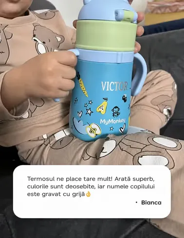 Fotografie de la client - produs personalizat MyMonkey nr. 2