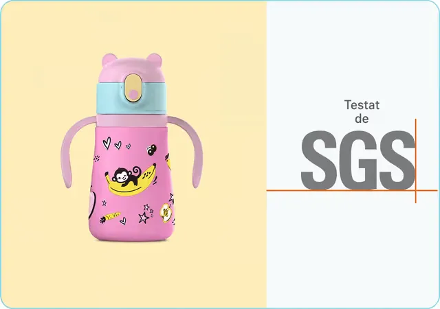 Sticlă Termică Personalizată pentru Copii - 360ml - testat de SGS, materiale sigure