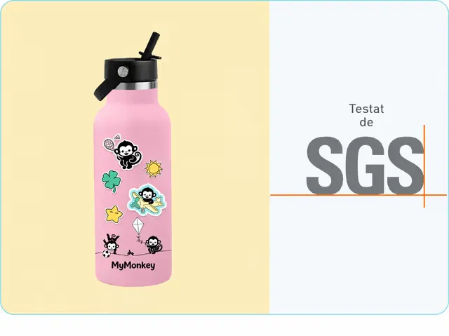 Sticlă Termică Personalizată pentru Copii - 550ml - testat de SGS, materiale sigure